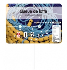 tiquette poissonnerie pas cher