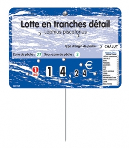 tiquette poisson
